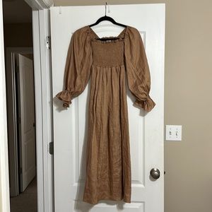 Petals and pup brown dress size S